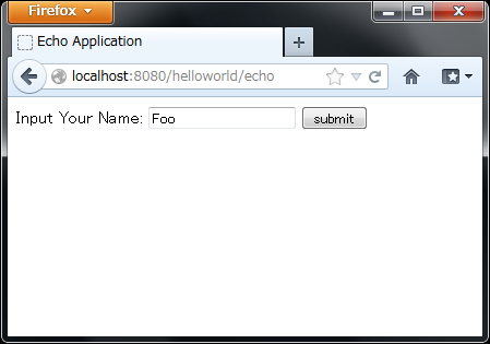 Form of Echo Application